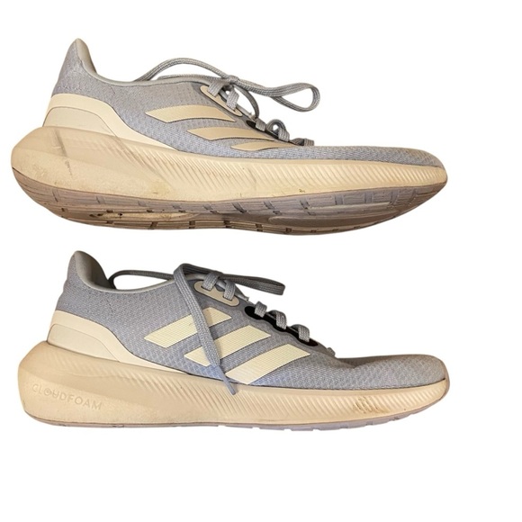 Adidas Women's Run Falcon 3.0 Shoe Size 8.5 Blue And White Cloud Foam Athletic - Picture 7 of 13